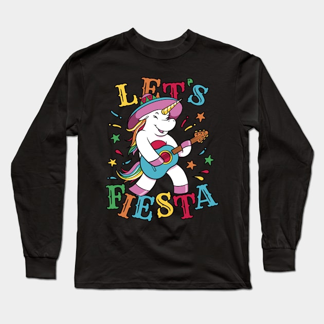 Fiesta Fantasy Strum Long Sleeve T-Shirt by Life2LiveDesign